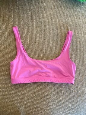 🌼 SKIMS Bright Pink Bikini Top Extra Small